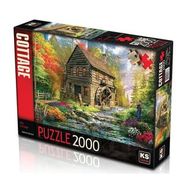 KS Puzzle 2000 Parça Mill Cottage Değirmen Kulübesi Puzzle