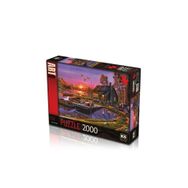 KS Puzzle 22502 Lakeside Cottage 2000 Parça Puzzle