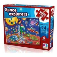 KS Space Explorers Jumbo 4 Yaş Puzzle