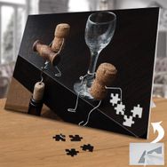 KS699255 Şarap Mantarları Ve Tirbuşon 240 Parça Puzzle Yapboz