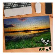 KS699273 Gün Batımında Göl Manzarası 240 Parça Puzzle Yapboz