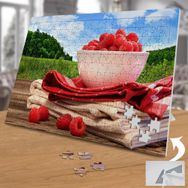 KS699283 Doğal Ortamda Meyve Dolu Tabak 240 Parça Puzzle Yapboz