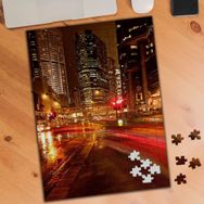 KS699406 Islak Şehir Manzarası 240 Parça Puzzle Yapboz