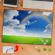 KS70117 Gökyüzündeki Gökkuşağı Manzarası 240 Parça Puzzle Yapboz