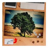 KS70280 Kırsalda Ovada Yeşil Büyük Ağaç 240 Parça Puzzle Yapboz