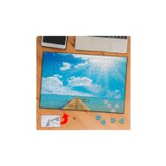 KS70402 Mavi Denize Uzanan İskele 240 Parça Puzzle Yapboz Tablo