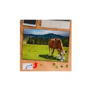 KS70432 Otlayan Sevimli İnek 240 Parça Puzzle Yapboz Tablo