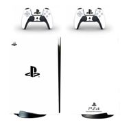 Kt Grup Full Beyaz Arkaplan Ps Logo Playstation 5 Disk Edition Sticker Kaplama Seti