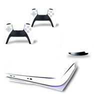Kt Grup Modern Beyaz Playstation 5 Dijital Versiyon Sticker Kaplama Seti