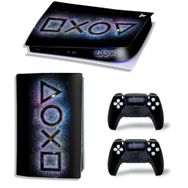 Kt Grup Modern Kontroller Playstation 5 Dijital Versiyon Sticker Kaplama Seti