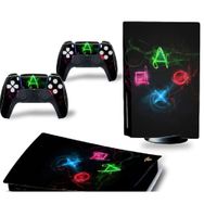 Kt Grup Sanatsal Kontroller Playstation 5 Disk Edition Sticker Kaplama Seti
