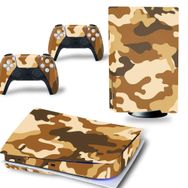 Kt Grup Soft Renkler Kamuflaj Playstation 5 Disk Edition Sticker Kaplama Seti