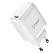 Ktools Boost 30W USB + PD Beyaz Kablosuz Seyahat Şarjı