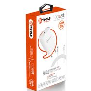 Ktools iPhone 20W/3A PD USB-C Beyaz Lightning Seyahat Şarjı