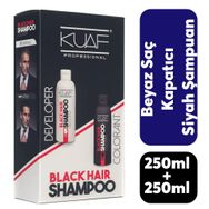 Kuaf 250 ml Beyaz Saç Kapatıcı Siyah Şampuan