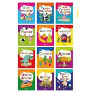 Küçük Kaşifin Boyama Kitabı Seti - 12 Kitap Takım - Bıcırık Yayınları