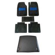 Kumsal Otomotiv Dacia Sandero Stepway HB 2008 ve Sonrası Bagaj Havuzu Negro Mavi Oto Paspas Seti