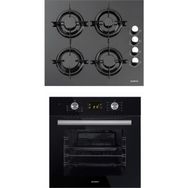 Kumtel Black Optimus Dual A6SF2 DDT - 40TAHDF 2'li Ankastre Set