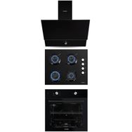 Kumtel DA6-830 - KO-40TAHDF - B66-S2 MT 3'lü Siyah Ankastre Set