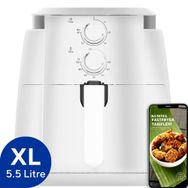 Kumtel HAF-01 XL 5.5 lt Beyaz Airfryer