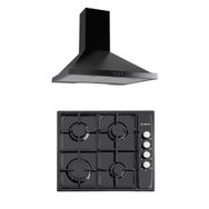 Kumtel KO410BF - DP6S Siyah 2'li Ankastre Set