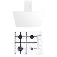 Kumtel M6-40BF - DA6-833 Beyaz 2'li Ankastre Set