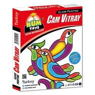 Kumtoys KUM-05 Eğitim Materyalleri Cam Vitray Boyama Seti