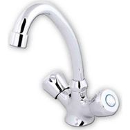 Kupp Topaç Kısa Kuğu Lavabo Bataryası
