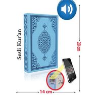 Kur’an-ı Kerim Bilgisayar Hatlı Mavi Renk Hafız Boy Ciltli - kollektif