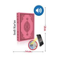 Kur’an-ı Kerim Bilgisayar Hatlı Pembe Renk Hafız Boy Ciltli - kollektif