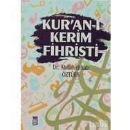KUR´AN-I KERIM FIHRISTI - ABDÜLVEHHAB ÖZTÜRK