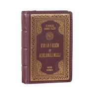 KURAN-I KERIM VE AÇIKLAMALI MEALI - CEP BOY KILIFLI BILGISAYAR HATLI - ELMALILI MUHAMMED HAMDI YAZIR