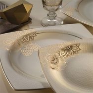Kütahya Porselen 10362 Bone Mare 62 Parça Desenli Yemek Takımı