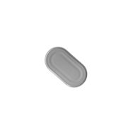 Kütahya Porselen Bevel Mat Bej 22x12 cm Oval Kayık Tabak