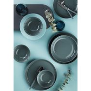 Kütahya Porselen Fit-C 18 Parça 6 Kişilik Mavi Yemek Takımı