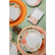 Kütahya Porselen Moderna Spring 18 Parça 6 Kişilik Yemek Takımı