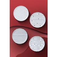 Kütahya Porselen Pretty 4 Parça 15 cm Tabak
