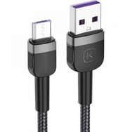Kuulaa AL-32681 Micro USB 3 A Hızlı Şarj 1 mt Android USB Şarj Kablosu