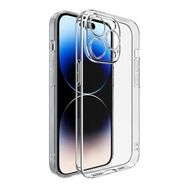 Kvy iPhone 14 Pro Max Kamera Korumalı Süper Silikon Şeffaf Kılıf