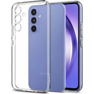 Kvy Samsung Galaxy A54 Kamera Korumalı Süper Silikon Şeffaf Kılıf