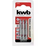 Kwb ‎121052 3 x Bits 50 mm Endüstriyel Steel