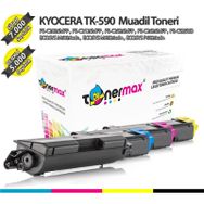 Kyocera TK 590 FS C2026 C2126 C2526 C5250 Kırmızı Toner