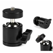 Kyrotech 360° Döner Mafsallı Vida Adaptörü – 1/4" Bağlantı Uyumlu Tripod ve Monopod Aksesuarı, Kamera, Akıllı Telefon, GoPro, Mikrofon, LED Işık, Video Monitör ile Uyumlu Montaj Parçası