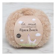 La Mia Alpaca Boucle 34389 L308 50 gr Bej El Örgü İpi