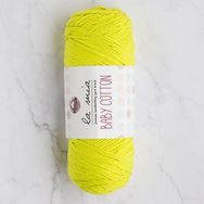 La Mia Baby Cotton 33629 L045 Fosforlu Yeşil El Örgü İpi