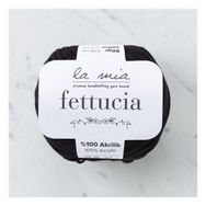 La Mia Fettucia 33876 L006 Siyah El Örgü İpi