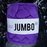 La Mia Jumbo J10 Koyu Mor Dev Yün El Örgü İpi
