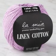 La Mia Linen Cotton 33867 L106 Mor El Örgü İpi