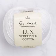 La Mia Lux Mercerized Cotton 33742 2 Beyaz El Örgü İpi