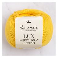 La Mia Lux Mercerized Cotton 33754 181 Koyu Sarısı El Örgü İpi